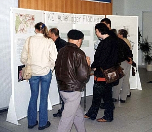 Ausstellung über das KZ Flößberg in Borna